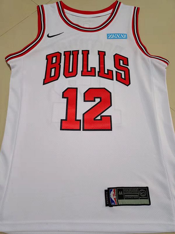 Men Chicago Bulls #12 Dosunmu White Nike 2022 Game NBA Jersey